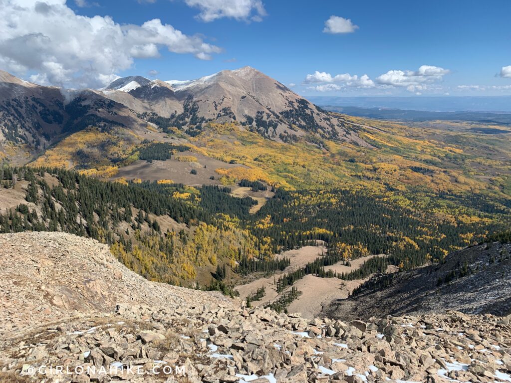 Hiking to South Mountain, LaSal Mountains