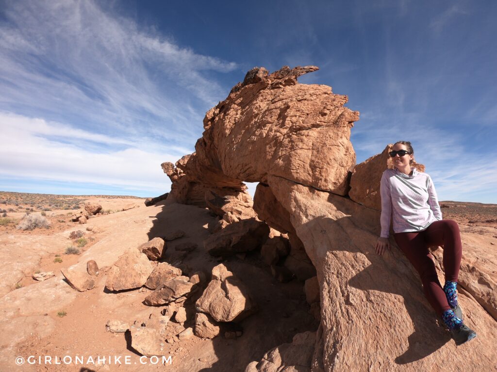 Hiking to Sunset Arch & Moonrise Arch, Grand Staircase Escalante National Monument