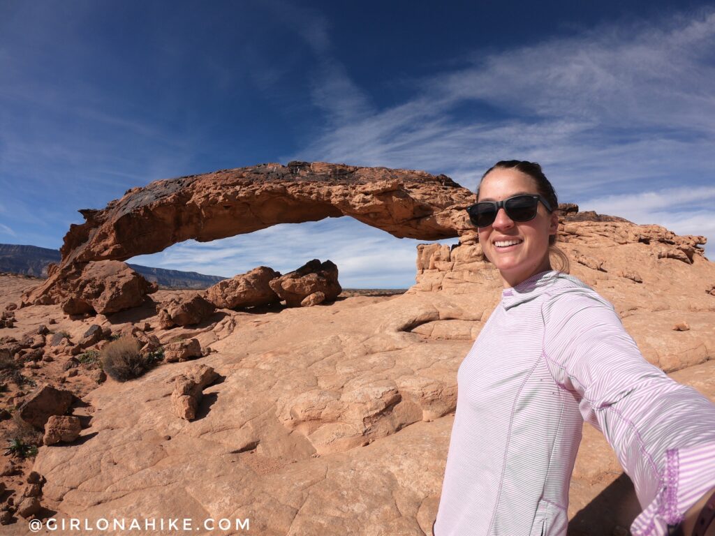 Hiking to Sunset Arch & Moonrise Arch, Grand Staircase Escalante National Monument