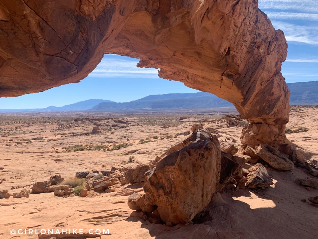 Hiking to Sunset Arch & Moonrise Arch, Grand Staircase Escalante National Monument