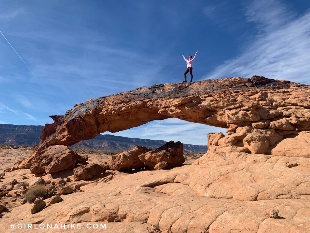 Hiking to Sunset Arch & Moonrise Arch, Grand Staircase Escalante National Monument