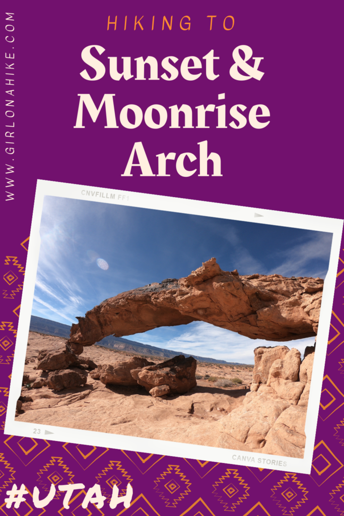 Hiking to Sunset Arch & Moonrise Arch, Grand Staircase Escalante National Monument