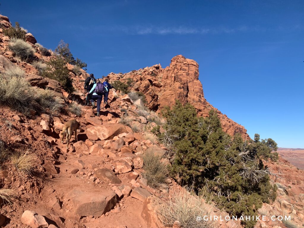 Hiking the Hidden Valley Trail, Moab