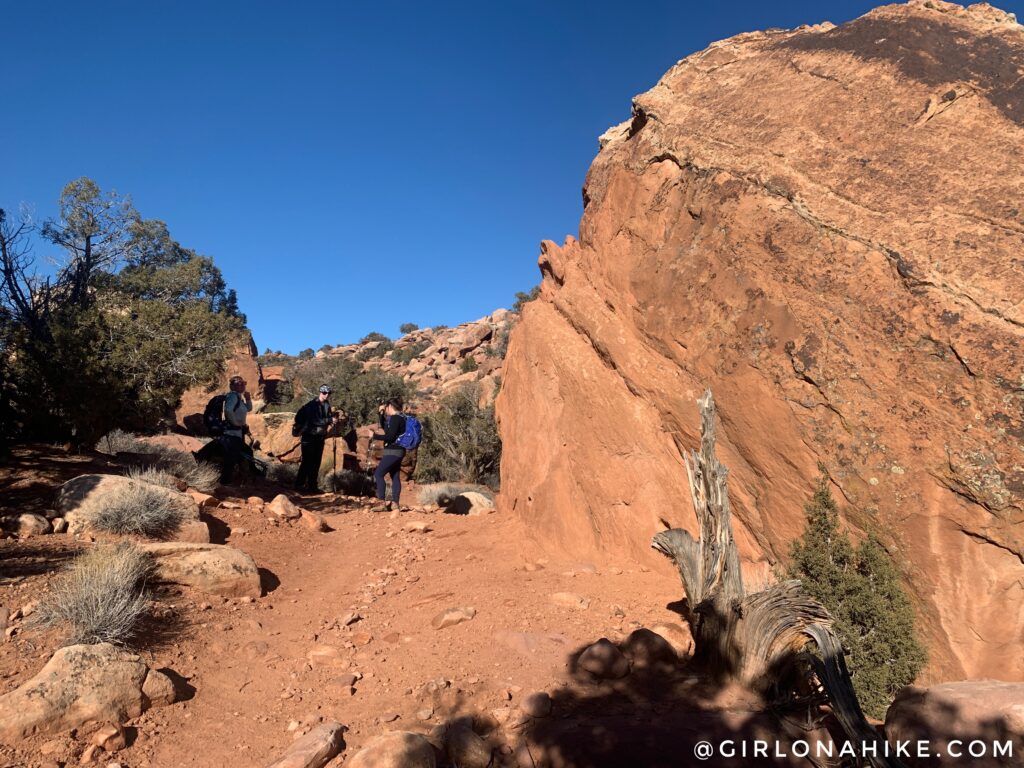 Hiking the Hidden Valley Trail, Moab