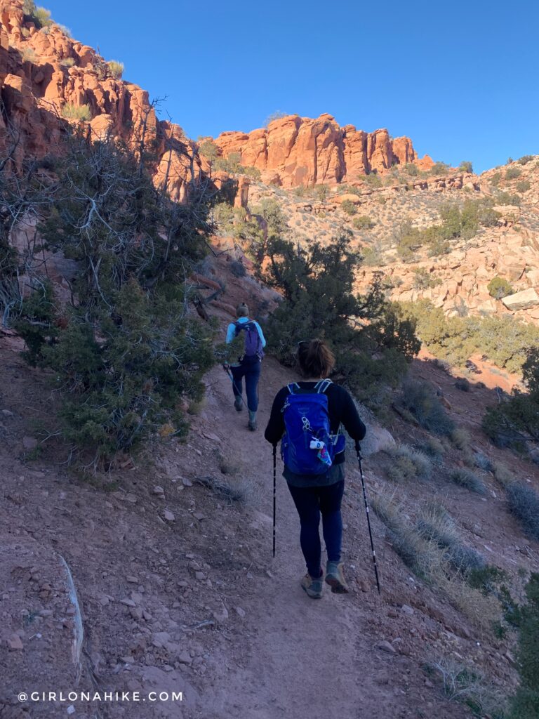 Hiking the Hidden Valley Trail, Moab