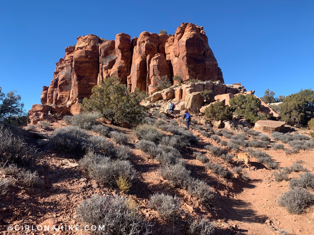 Hiking the Hidden Valley Trail, Moab