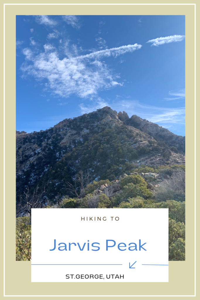 Hiking to Jarvis Peak, St.George