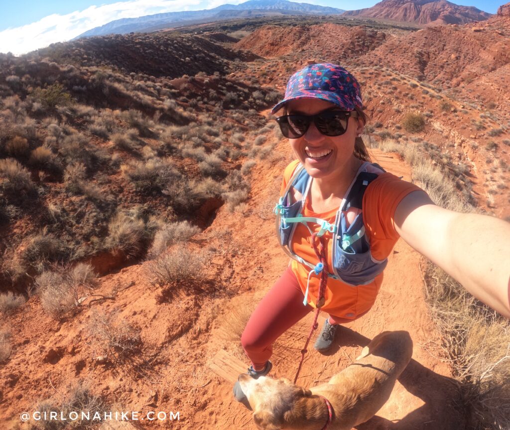 Hiking to Scout Cave, Snow Canyon State Park