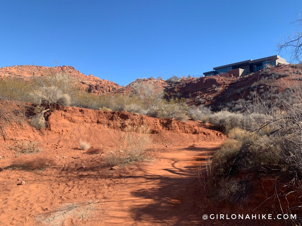 Hiking to Scout Cave, Snow Canyon State Park