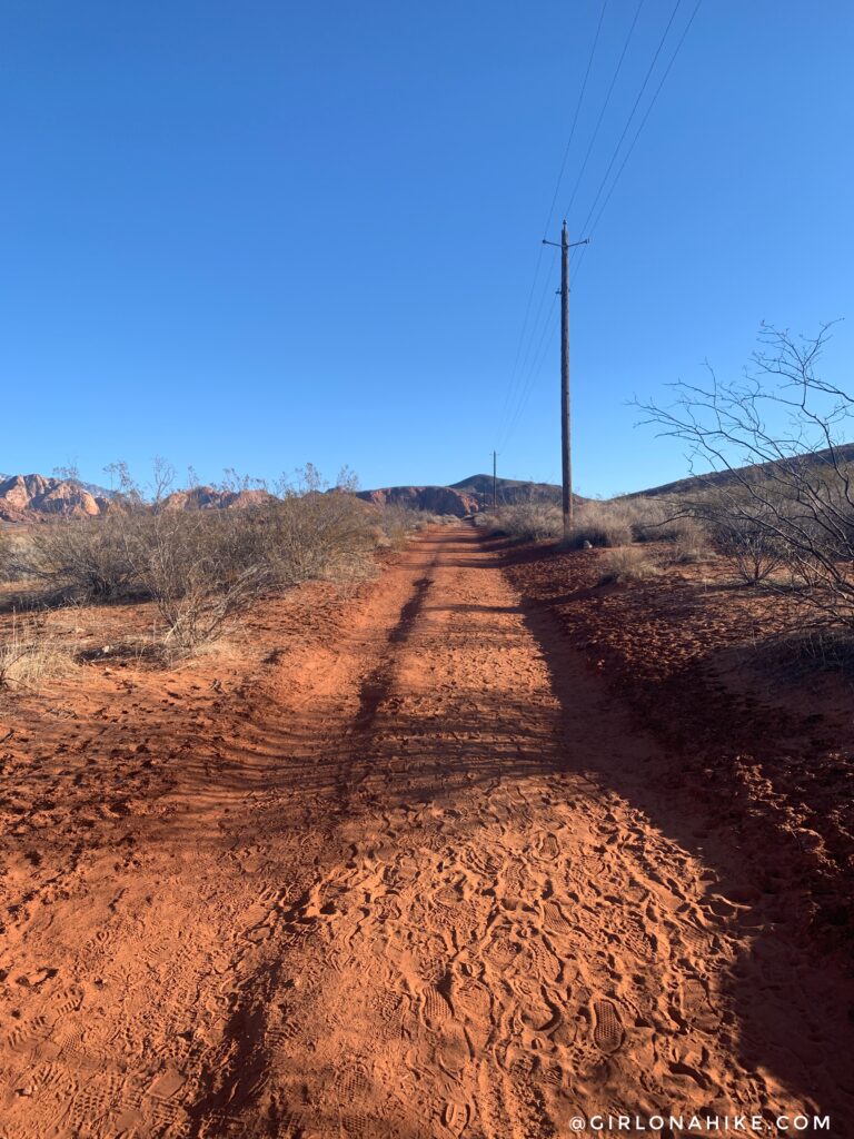 Hiking to Elephant Arch, St.George, Utah