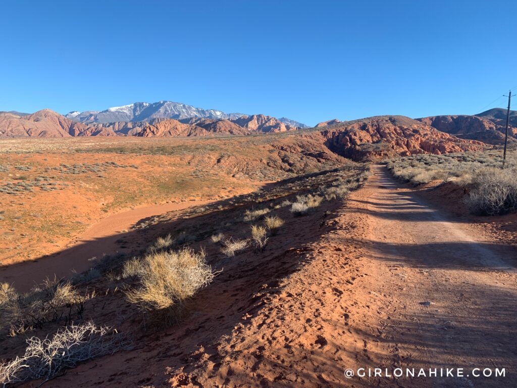 Hiking to Elephant Arch, St.George, Utah