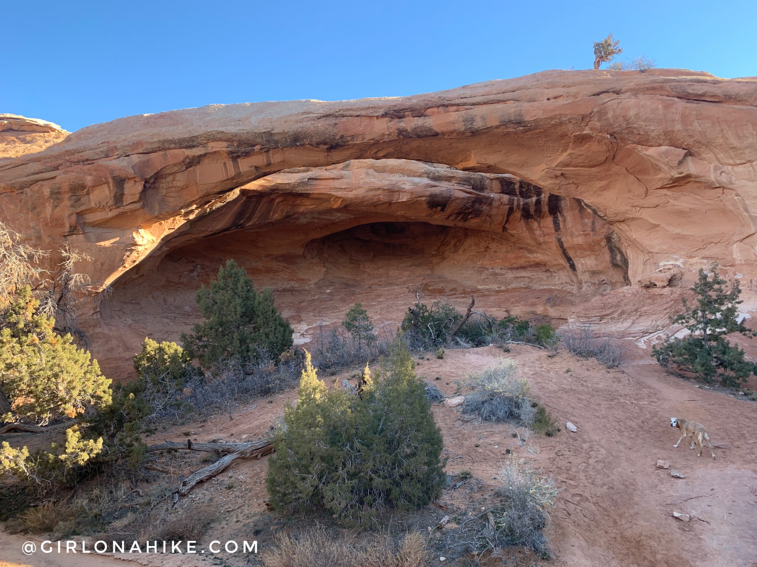 Hiking to Uranium Arch, Moab, Utah