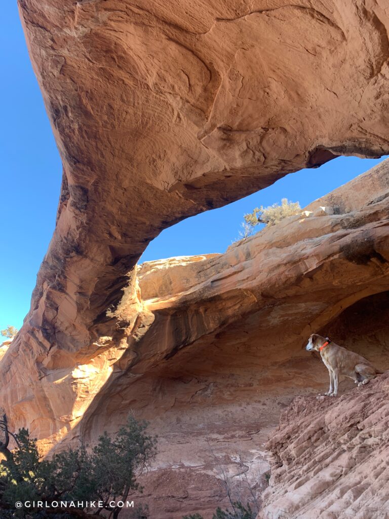 Hiking to Uranium Arch, Moab, Utah