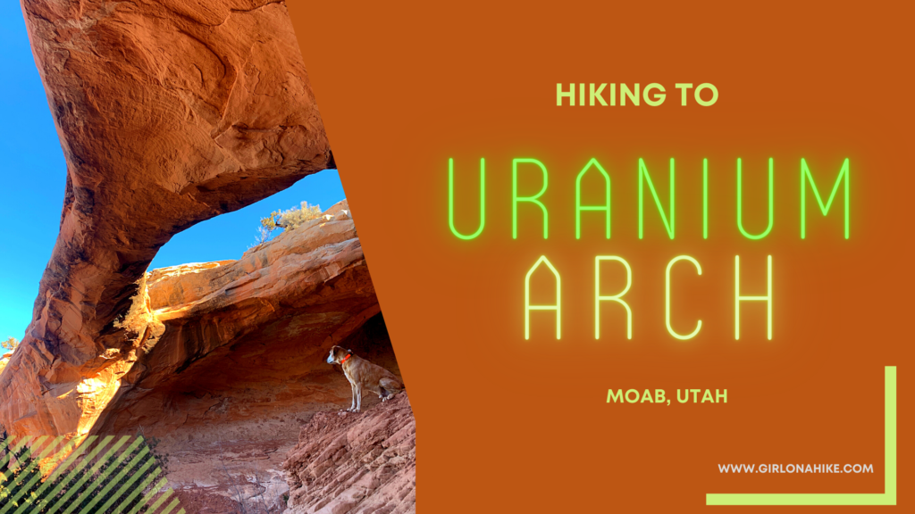 Hiking to Uranium Arch, Moab, Utah