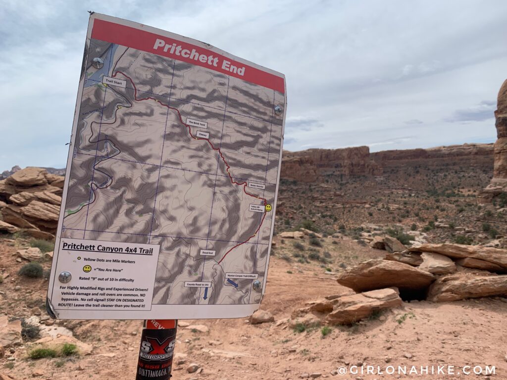 Hiking the Pritchett Canyon/Hunter Rim Loop, Moab