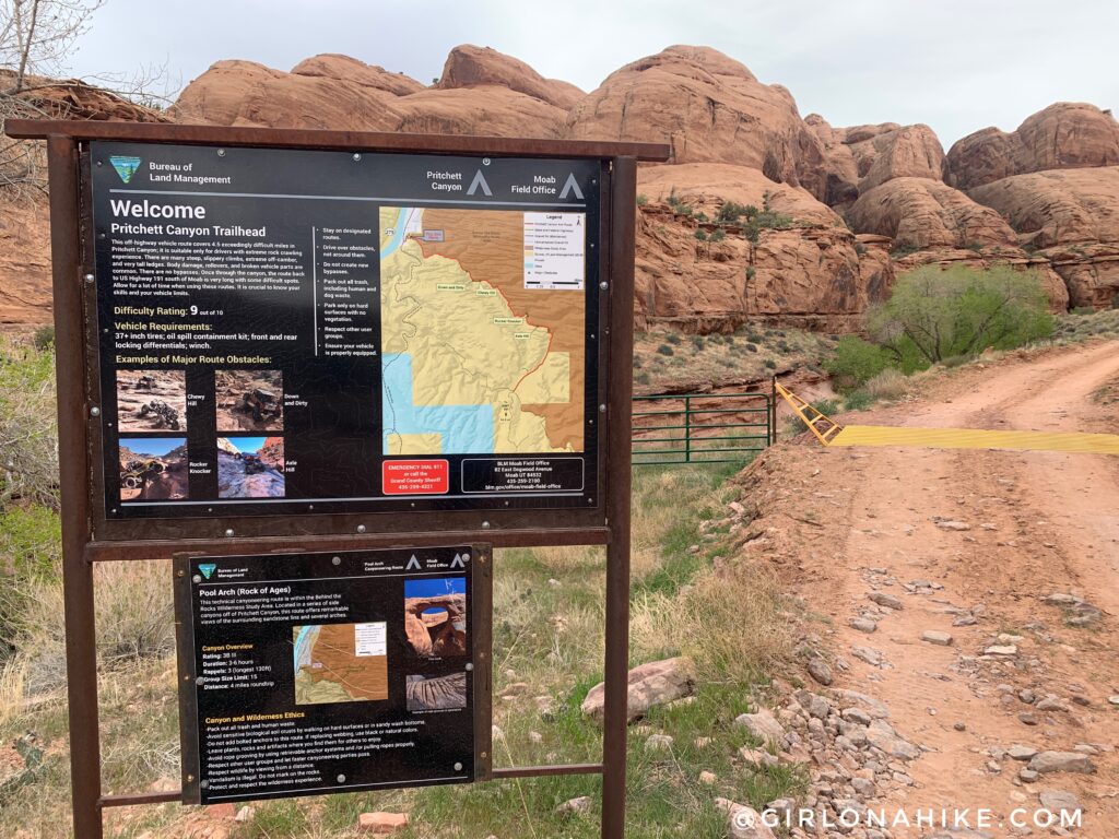 Hiking the Pritchett Canyon/Hunter Rim Loop, Moab