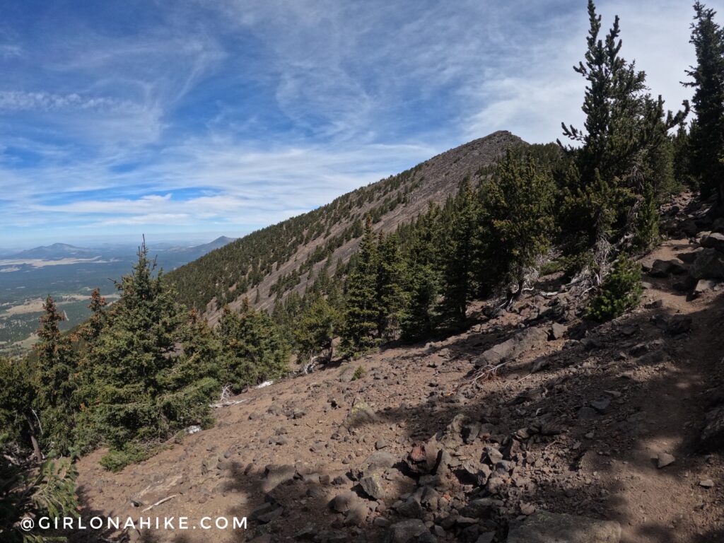 Hiking to Humphreys Peak, Arizona State High Point