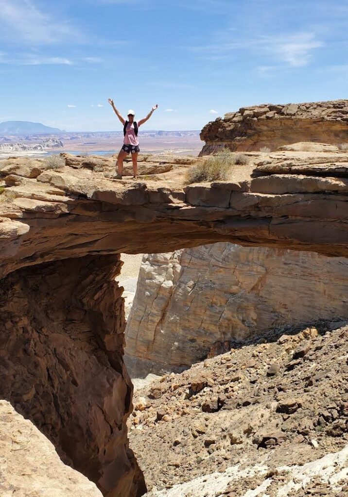 Hiking to Skylight Arch, Utah/Arizona Border