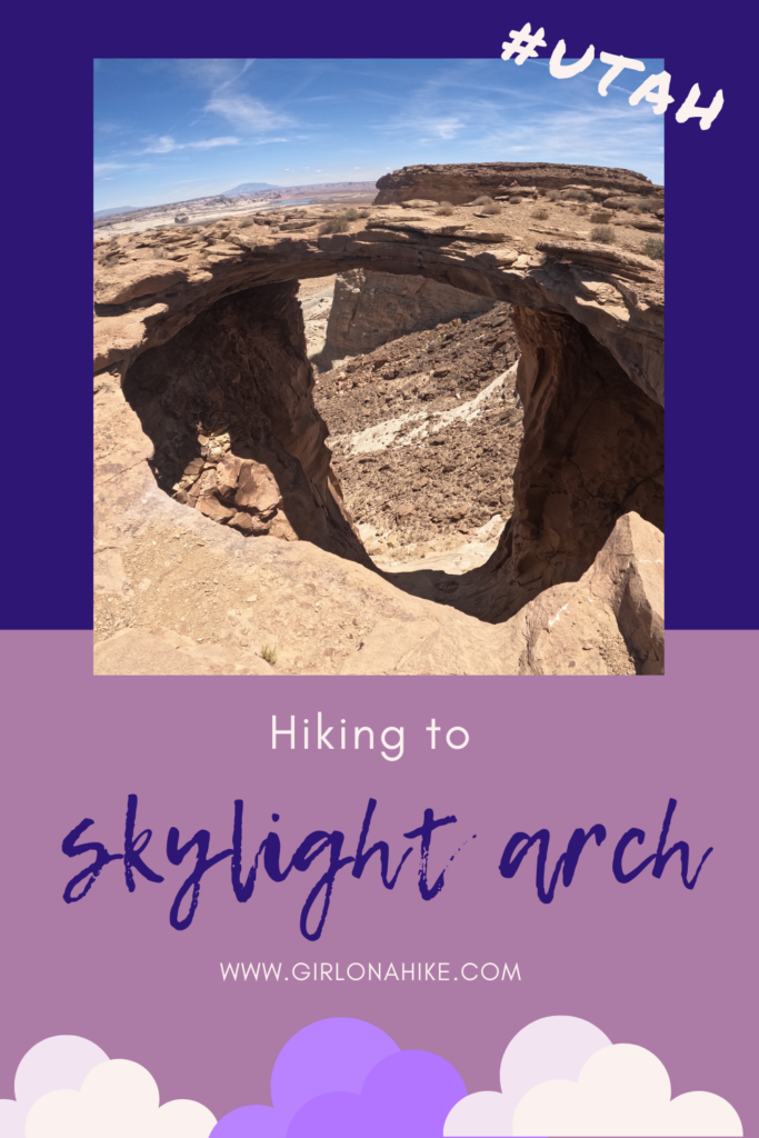 Hiking to Skylight Arch, Utah/Arizona Border