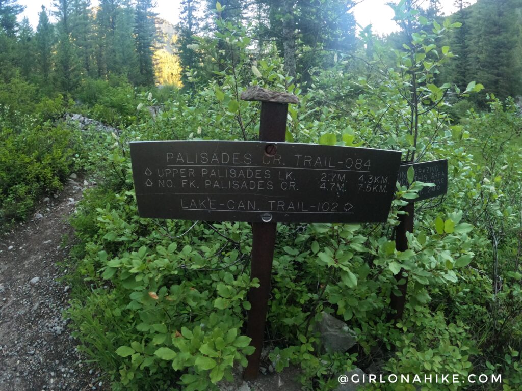 Hiking to Upper Palisades Lake, Idaho