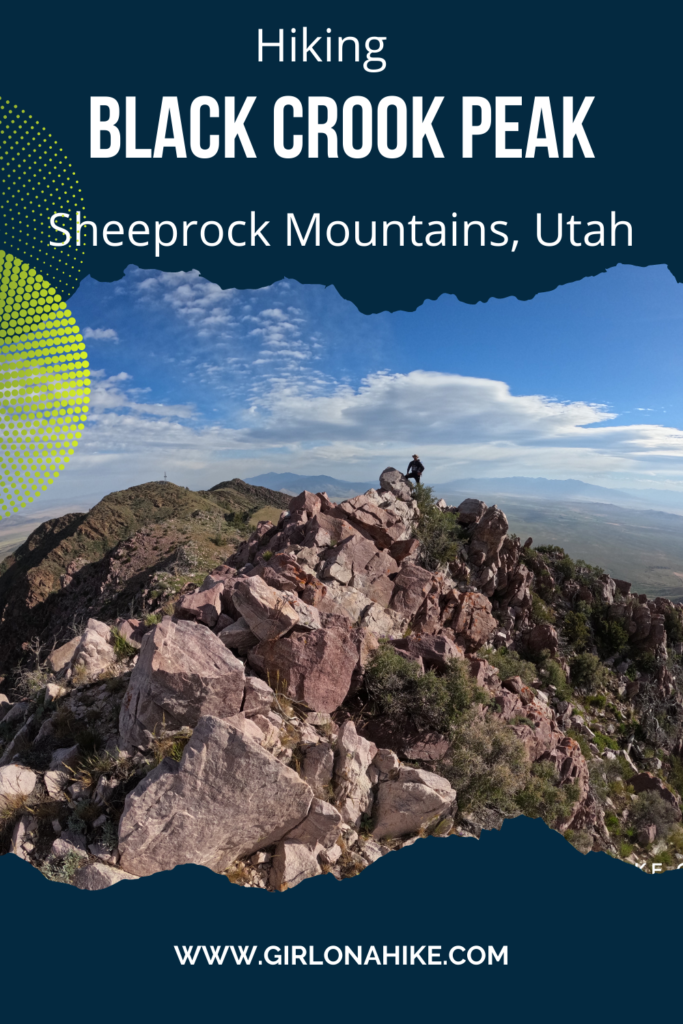 Hiking to Black Crook Peak, Sheeprock Mountains