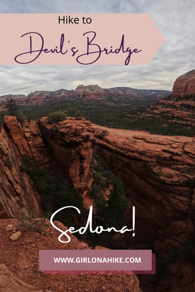 Hike to Devils Bridge in Sedona, AZ