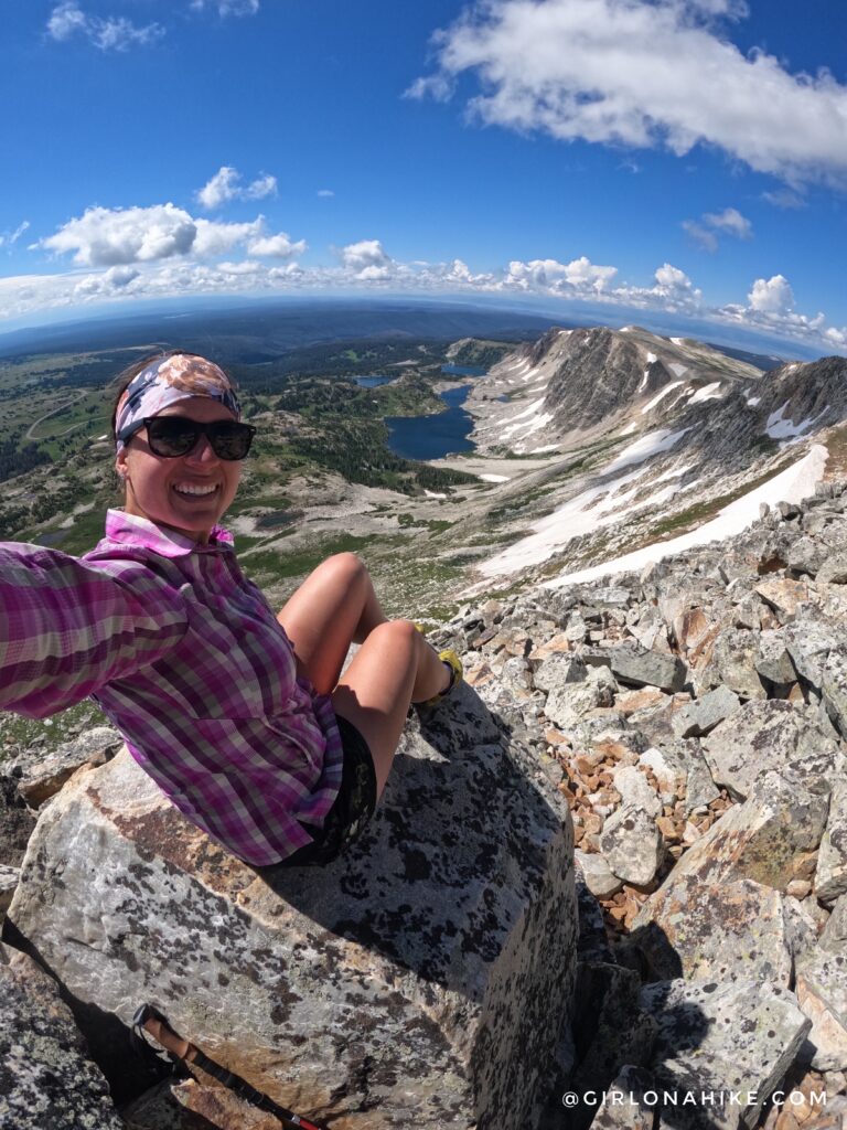 Hiking to Medicine Bow Peak, Wyoming