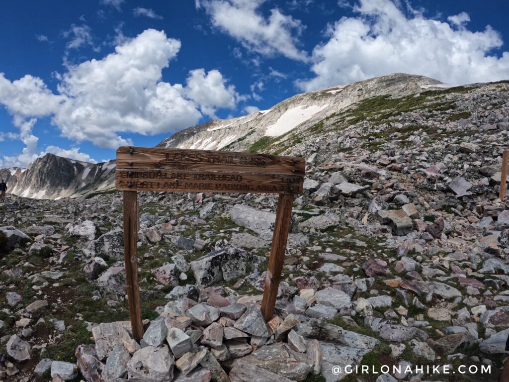 Hiking to Medicine Bow Peak, Wyoming