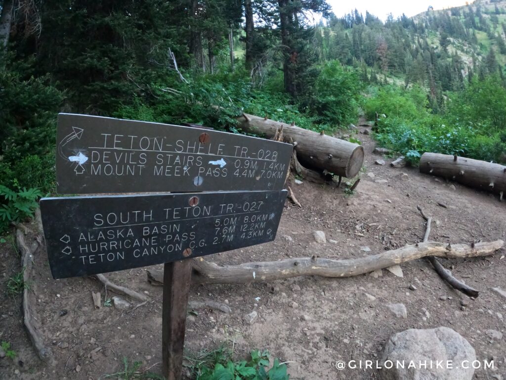 Hiking Alaska Basin, Wyoming