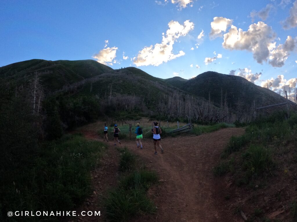 Hiking to Santaquin Peak