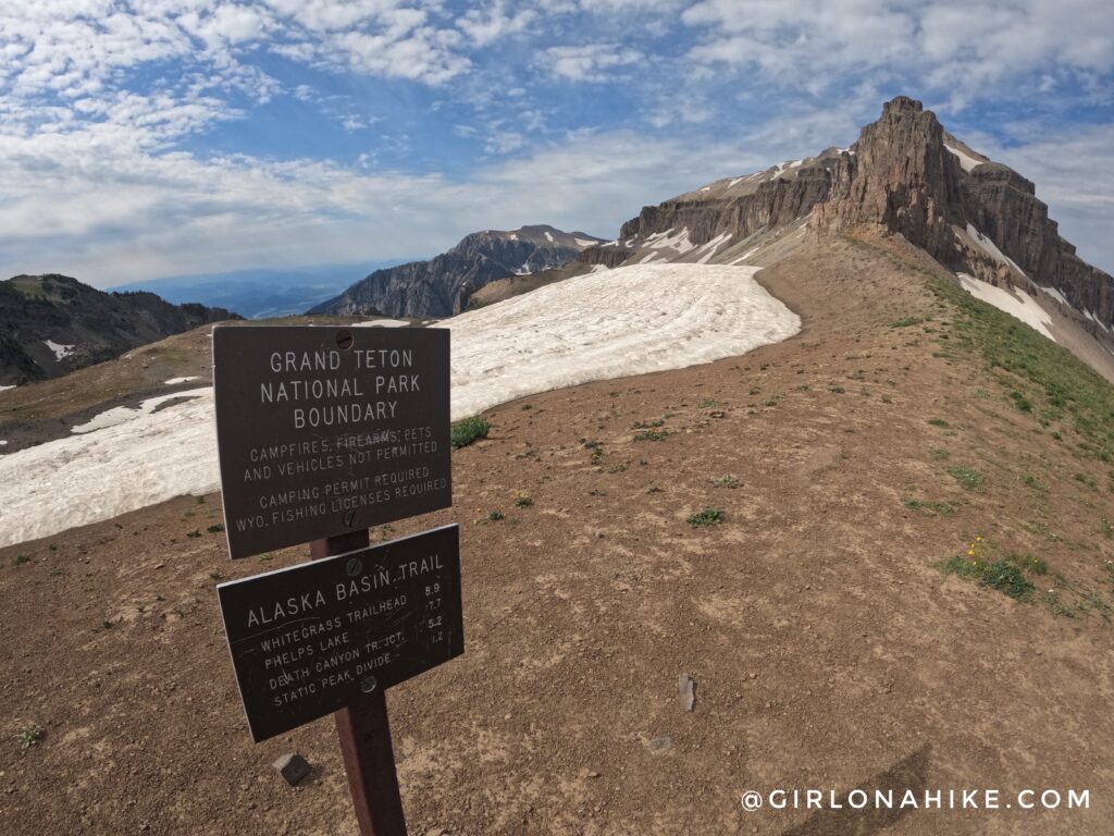 Hiking Alaska Basin, Wyoming