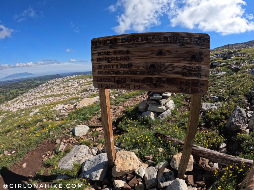 Hiking to Medicine Bow Peak, Wyoming