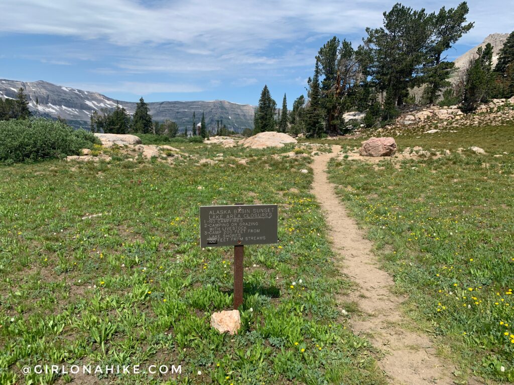 Hiking Alaska Basin, Wyoming