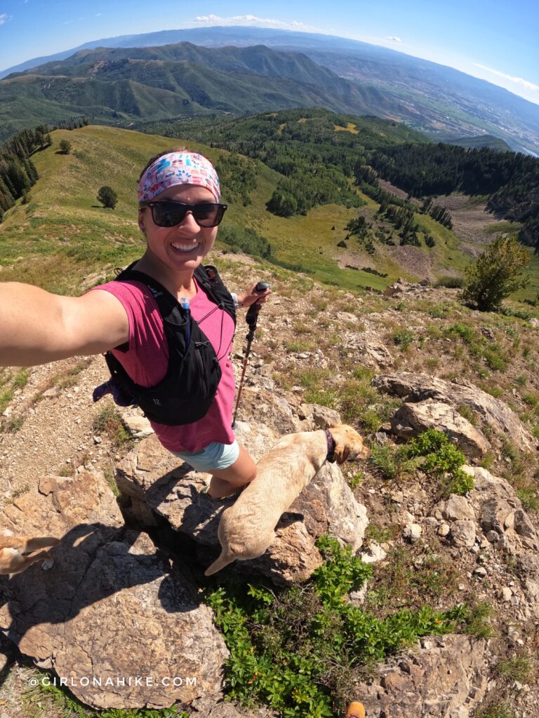 Hiking to Ant Knolls, Wasatch Mountains