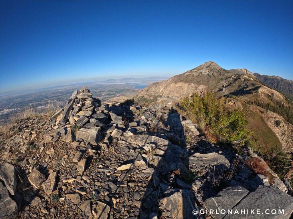 Hiking Ben Lomond Peak via North Skyline Trail, Ogden