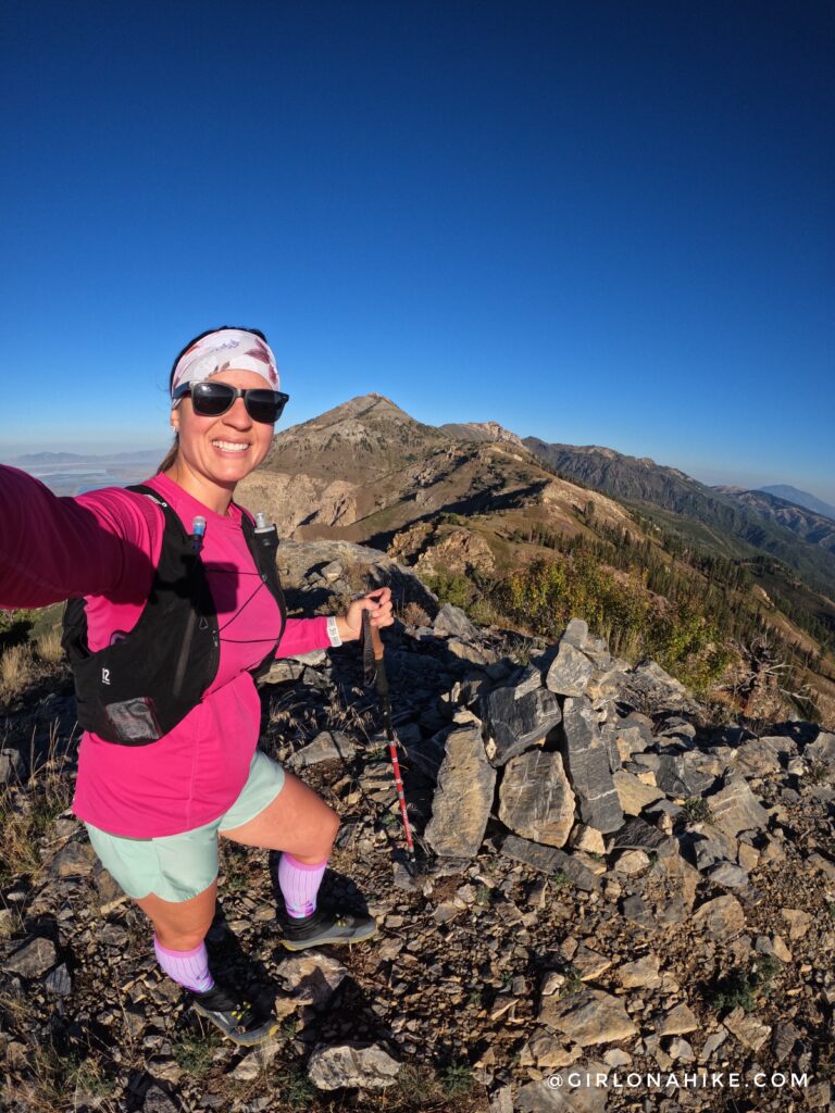 Hiking Ben Lomond Peak via North Skyline Trail, Ogden