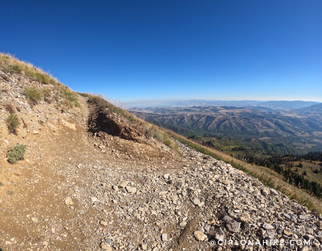 Hiking Ben Lomond Peak via North Skyline Trail, Ogden