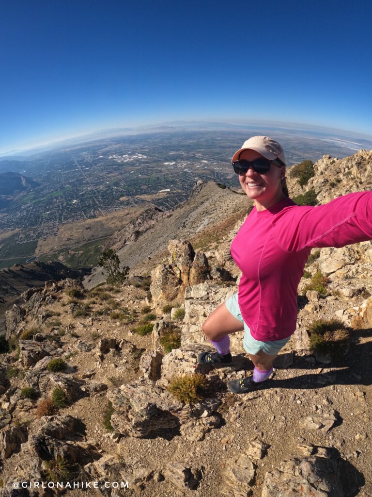 Hiking Ben Lomond Peak via North Skyline Trail, Ogden