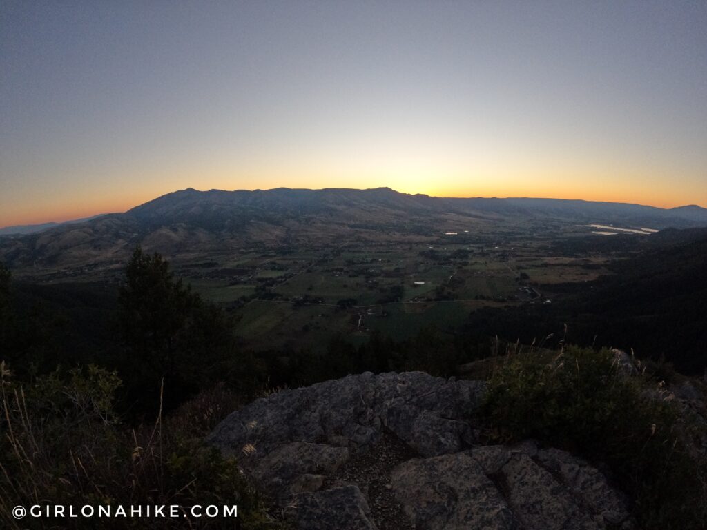 Hiking Ben Lomond Peak via North Skyline Trail, Ogden