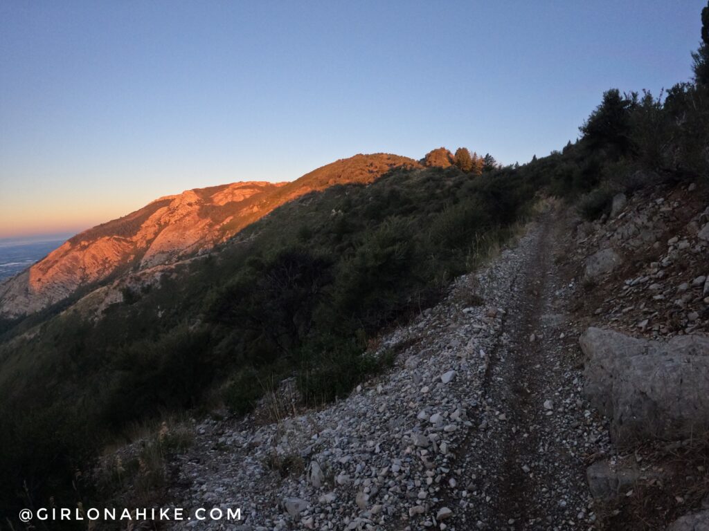 Hiking Ben Lomond Peak via North Skyline Trail, Ogden