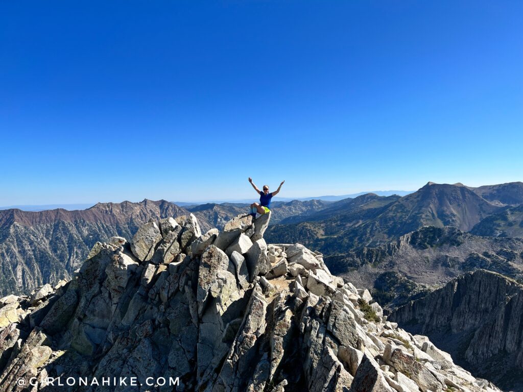 Hiking to the Pfeifferhorn, Little Cottonwood Canyon