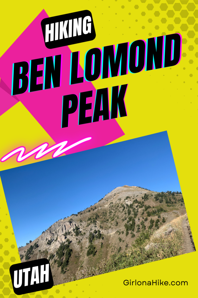 Hiking Ben Lomond Peak via North Skyline Trail, Ogden