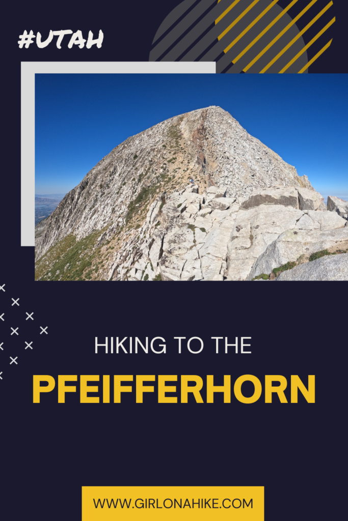 Hiking to the Pfeifferhorn, Little Cottonwood Canyon