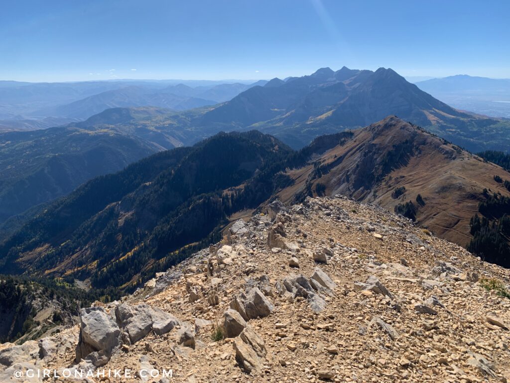 Hiking to Box Elder Peak, American Fork Canyon