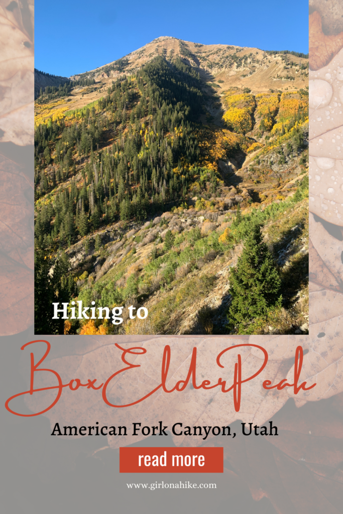 Hiking to Box Elder Peak, American Fork Canyon