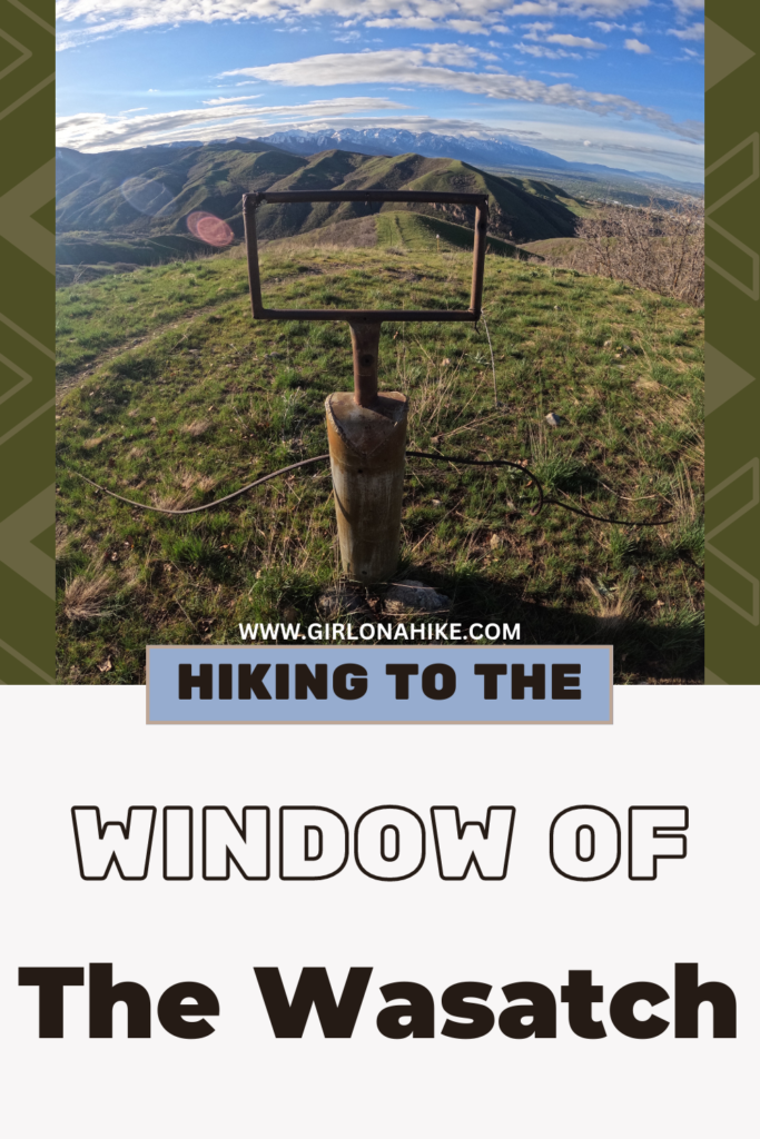 Hiking to the Window of the Wasatch