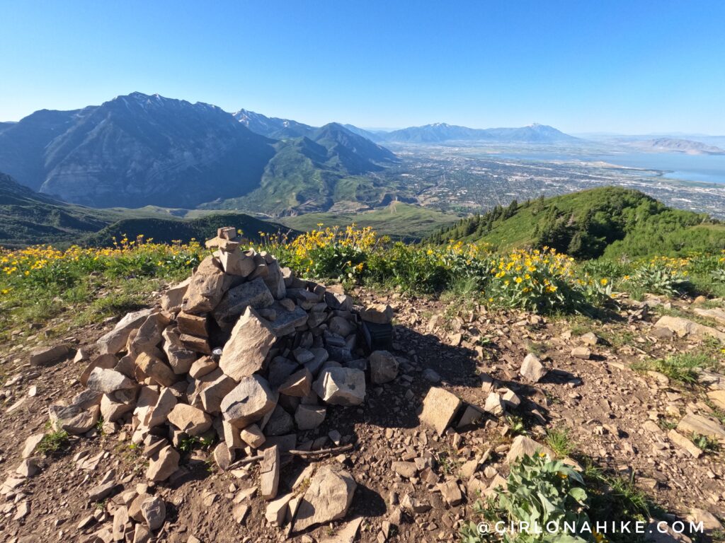 Hiking to Big Baldy, Wasatch Mountains