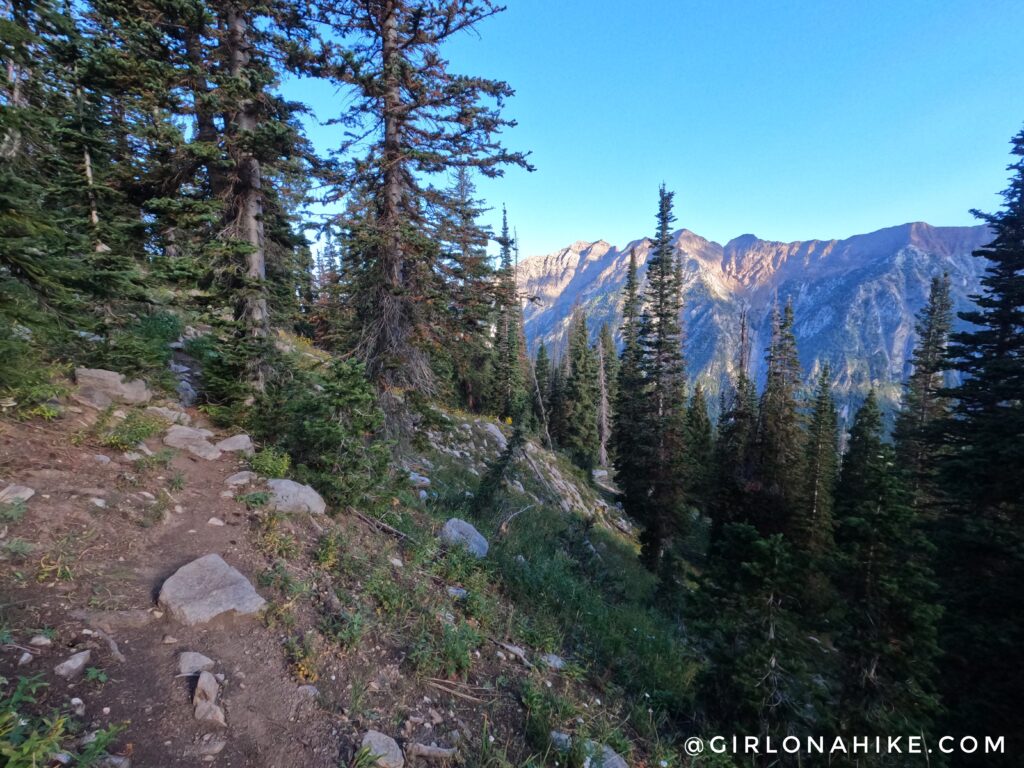 Hiking to Maybird Lakes, Little Cottonwood Canyon