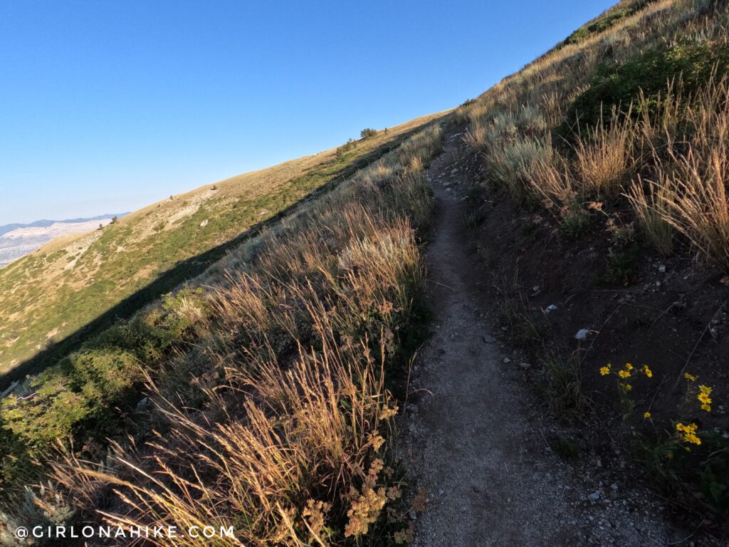 Hiking to Lone Peak via Jacob's Ladder