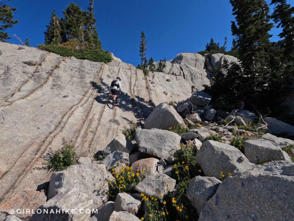 Hiking to Lone Peak via Jacob's Ladder